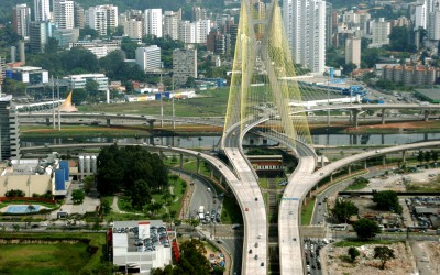 Foto aérea – Ponte Estaiada